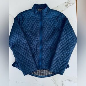 Barbour Navy Quilted Women’s Jacket Size 6 EUC